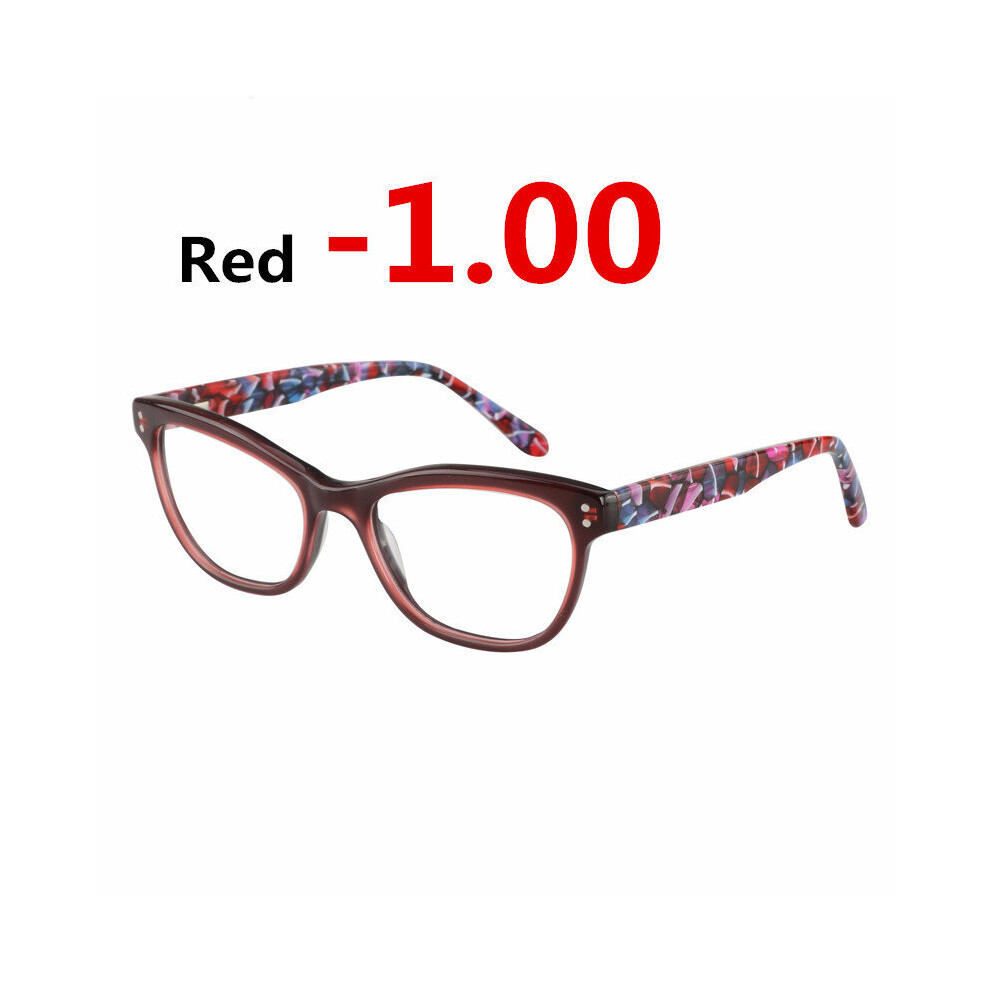 Multicoloured Acetate Glasses Frame Women Finished Sun Photochromic Myopia Optical Eyeglass Frames And Prescription Lenses Myopia Eyewear