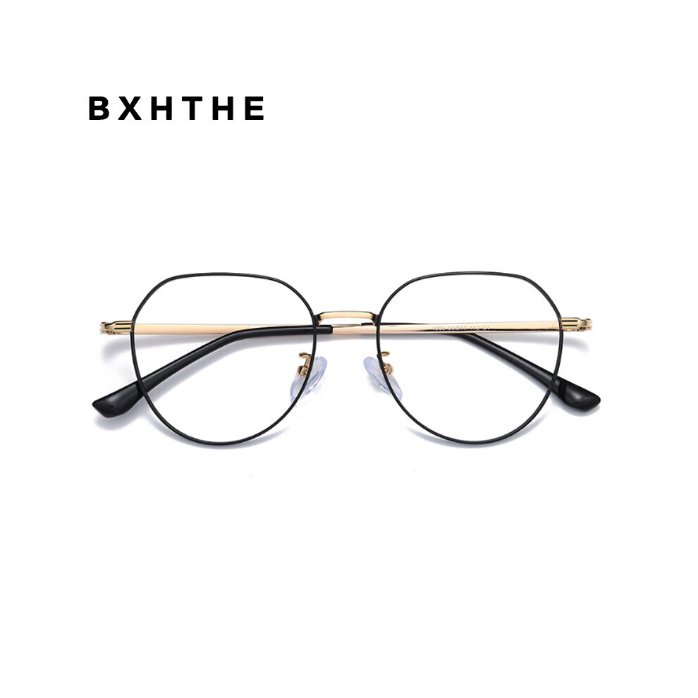 Multicoloured Pink Women Alloy Eyeglasses Women Prescription Optical Glasses Frame Round Myopia Spectacles Computer Eyewear