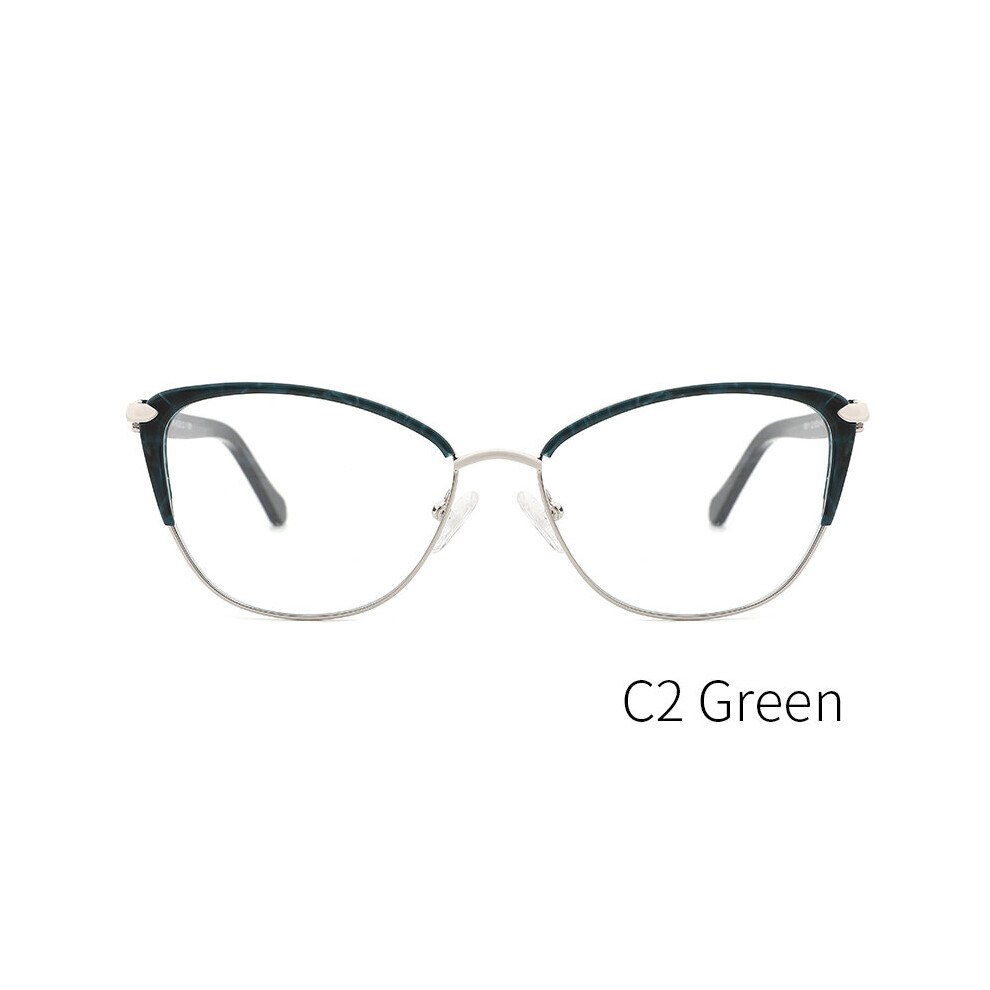 Multicoloured Acetate Women Glasses Frame Optical Cat Eye Red Eyeglasses Frame Myopia Spectacles For Women Ms8111