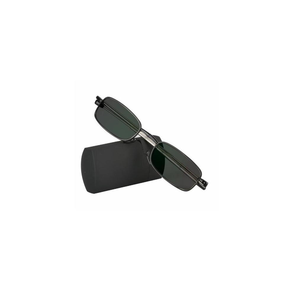 Foldable Transition Sun Photochromic Reading Glasses Telescopic Arms Folding Reading Glasses Women Men With Case