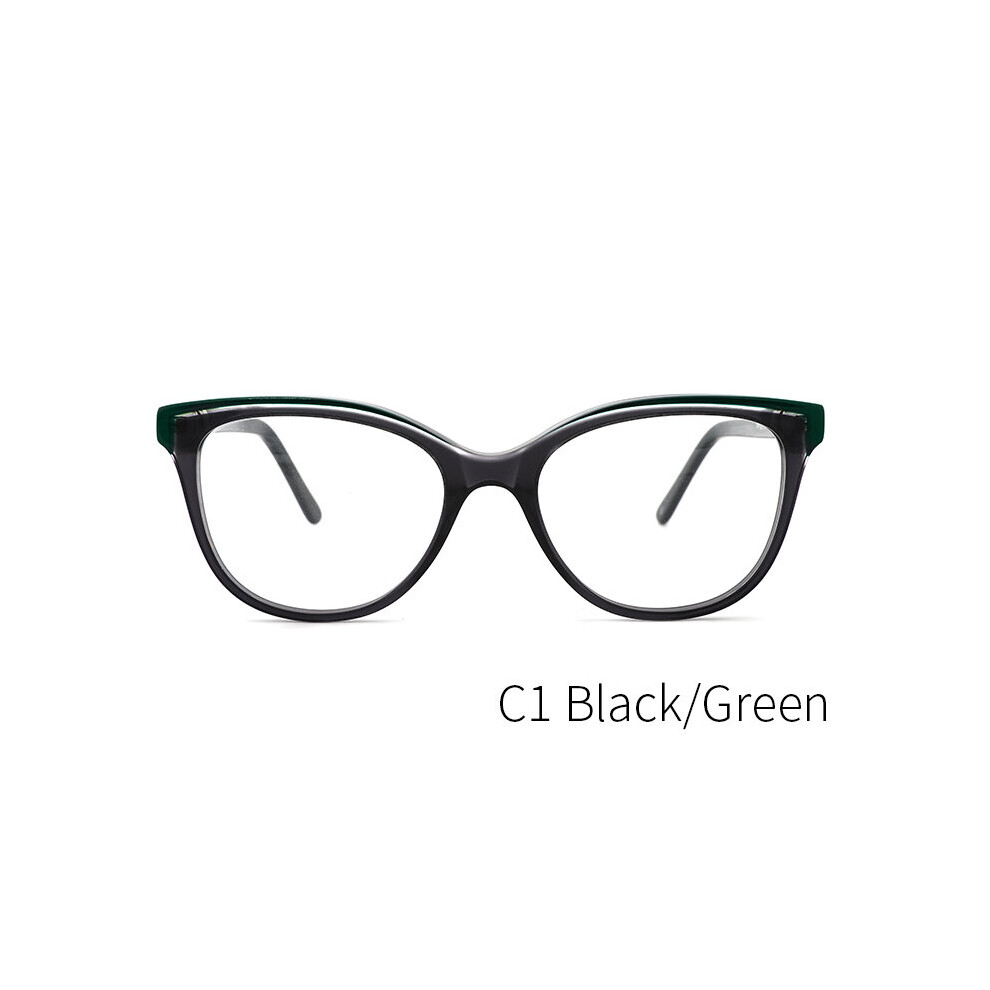 Multicoloured Women Glasses Frame Acetate Vintage Myopia Optical Prescription Eyeglasses Frames Women High Eyewear Fp1927