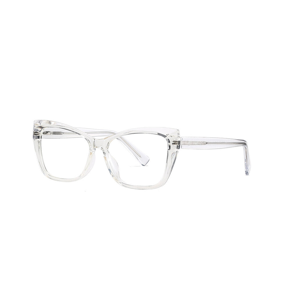 Plastic Glasses Frame for Women Eyewear UV400 Optical Prescription Spectacles Anti-Scratch Light Blocking