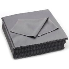 Pack of 100 Microfiber Glasses Cleaning Cloth for Electronics Screens Lens Multifunction Solid Eyeglass Cleaning Cloths