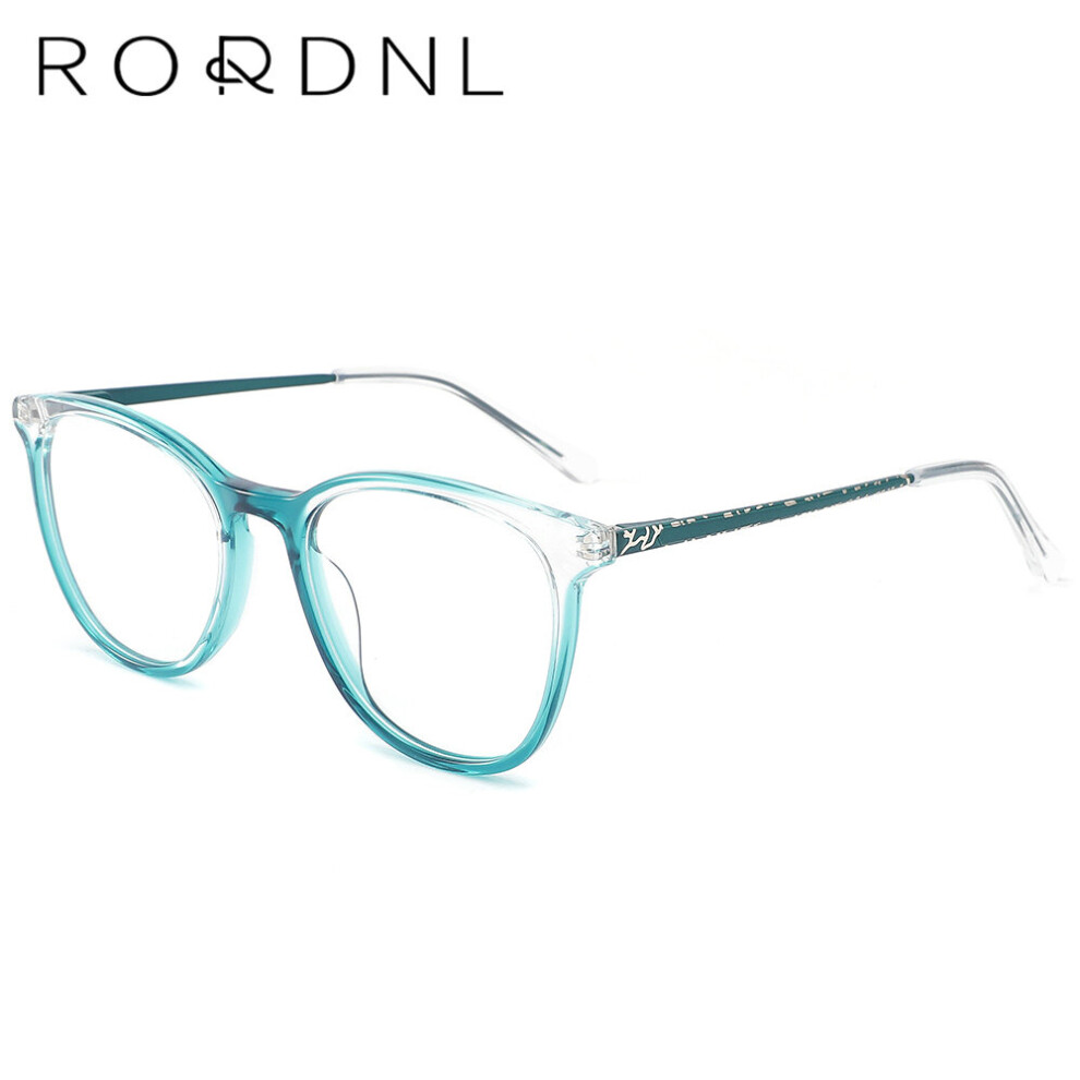 Multicoloured Round Women Myopia Glasses Frame In Bulk Prescription Eyeglasses Female Acetate Optical Eyewear