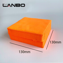 LANBO 100 pcs 13*13cm Orange Microfiber Glasses Cleaning Cloth For Lens Phone Screen Cleaning Wipes
