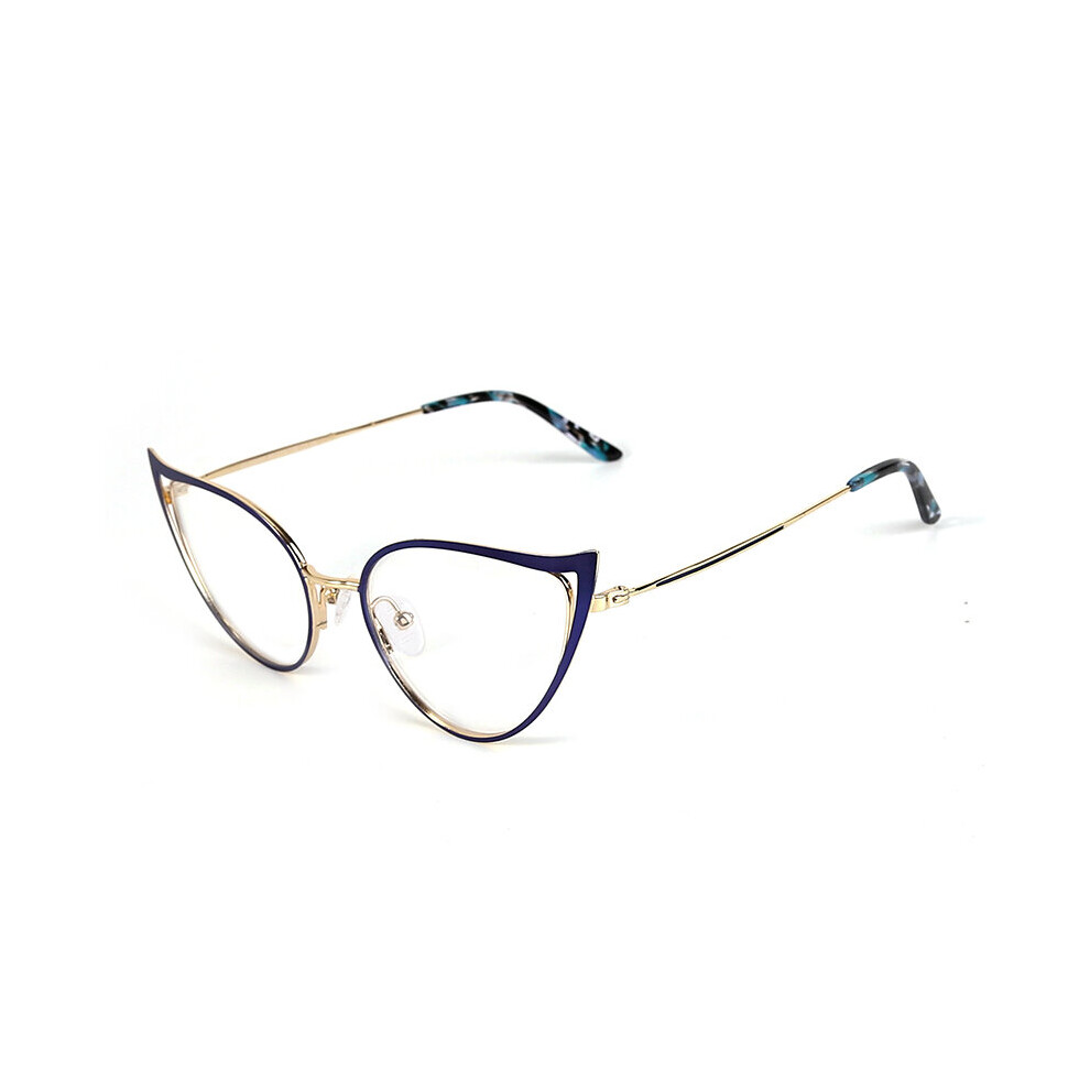 Multicoloured Women Optical Glasses Eyewear Cat Eyes Prescription Glasses Myopia Hyperopia Purple Green Eyewear