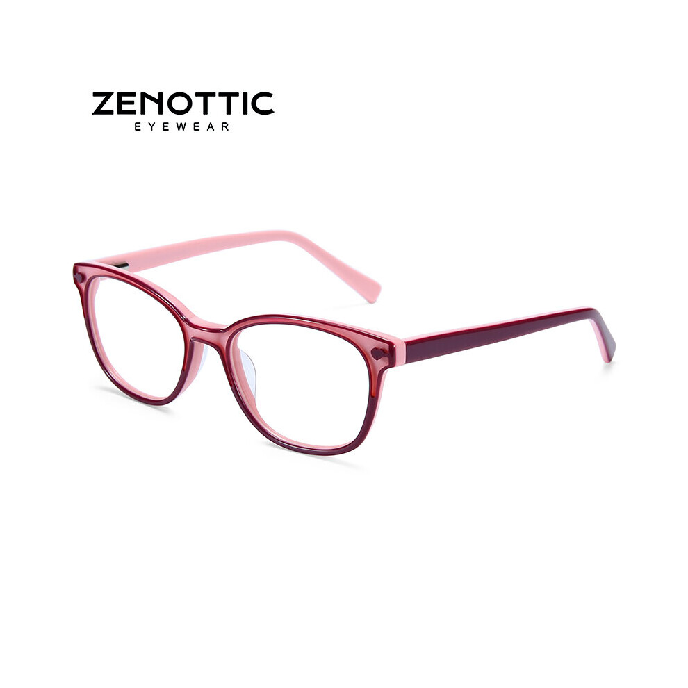Multicoloured Acetate Children Glasses Frames Girls Boys Myopia Optical Spectacles Anti Ray Lens Myopia Prescription Eyeglasses