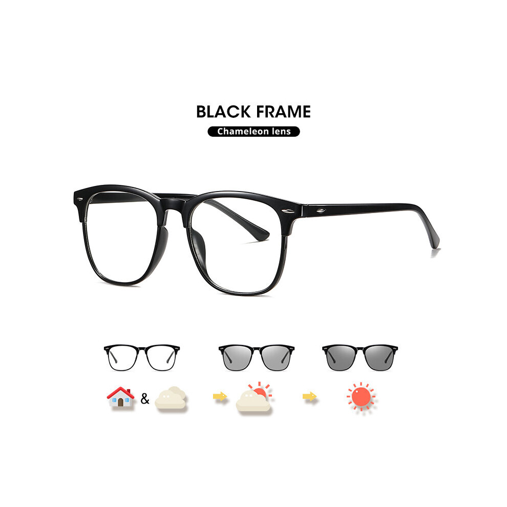 Blue Light Glasses Clear Square Computer Gaming Glasses Women Men Eyewear Photochromic Anti Ray Eyeglasses Uv400