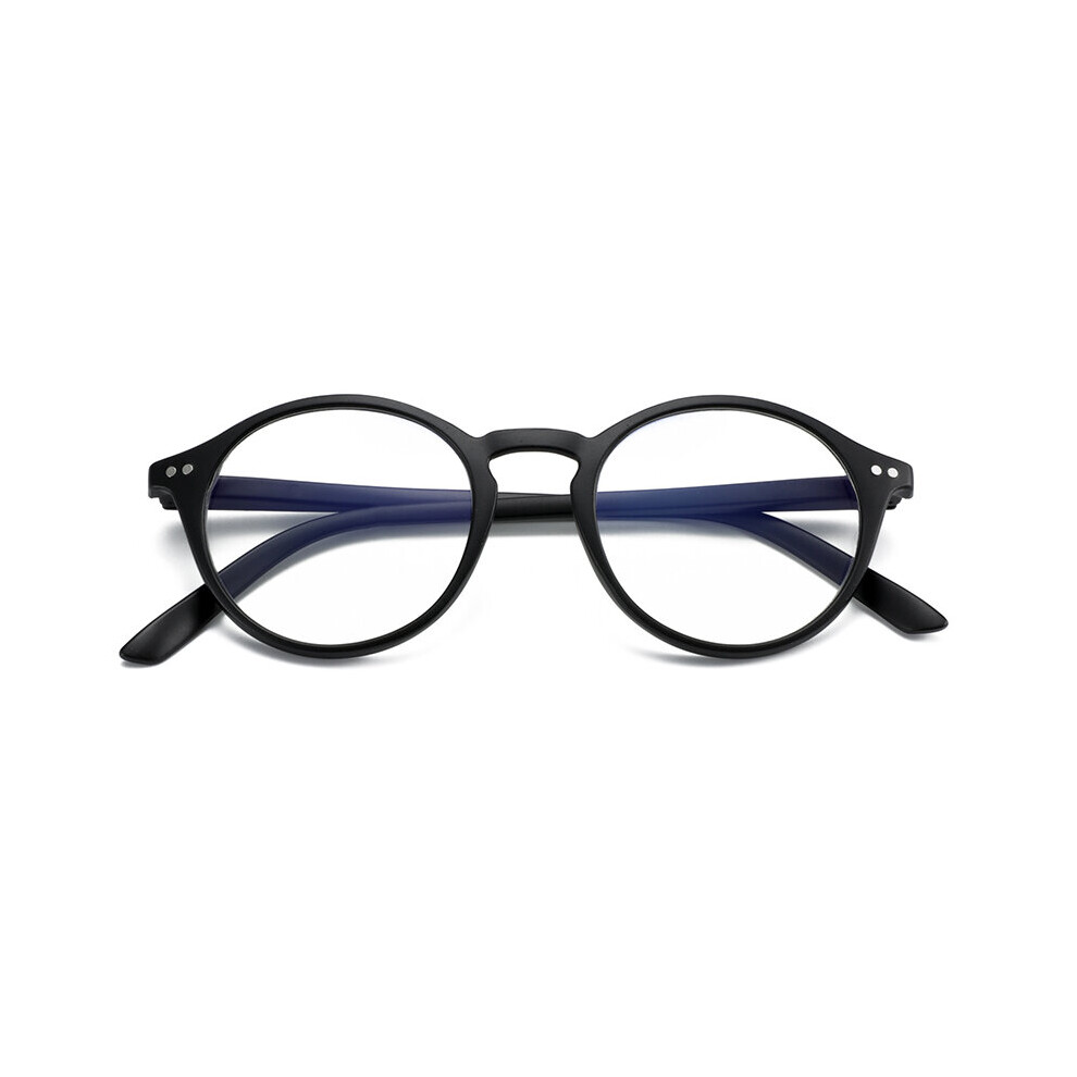 Vintage Round Light Computer Glasses Women Men Antiblue Rays Goggles Eyewear Myopia Optical Spectacle Frames