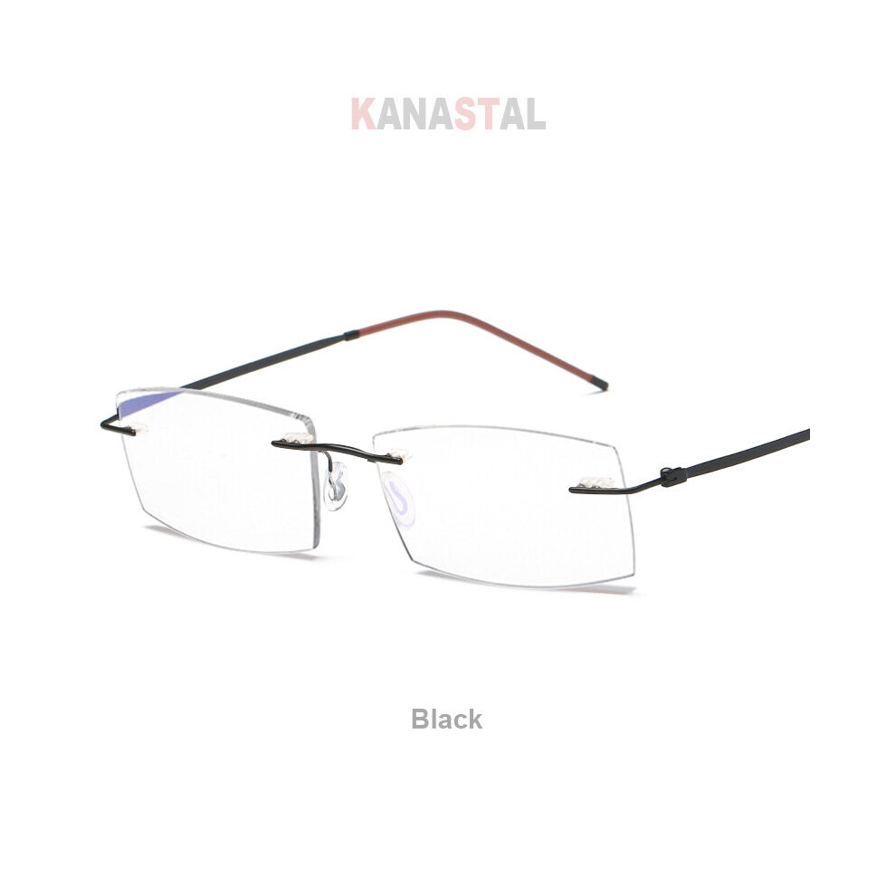 Multicoloured Ultralight Rimless Reading Glasses Women Men Business Anti-Blu-Ray Computer Reading Glasses Presbyopia Reader 1.5 Women