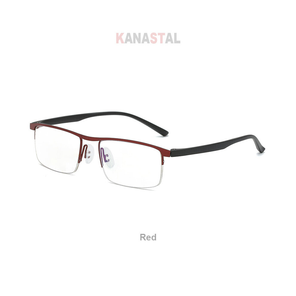 Multicoloured Ultralight Rimless Reading Glasses Women Men Business Anti-Blu-Ray Computer Reading Glasses Presbyopia Reader 1.5 Women