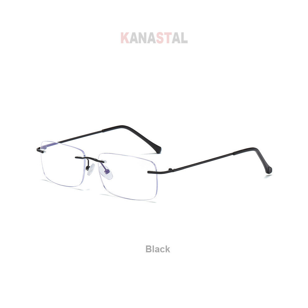Multicoloured Ultralight Rimless Reading Glasses Women Men Business Anti-Blu-Ray Computer Reading Glasses Presbyopia Reader 1.5 Women