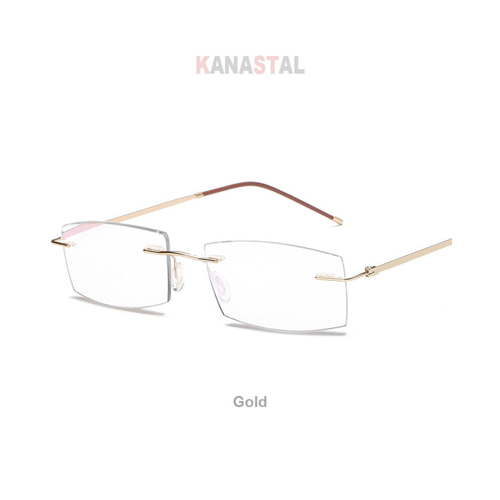 Multicoloured Ultralight Rimless Reading Glasses Women Men Business Anti-Blu-Ray Computer Reading Glasses Presbyopia Reader 1.5 Women