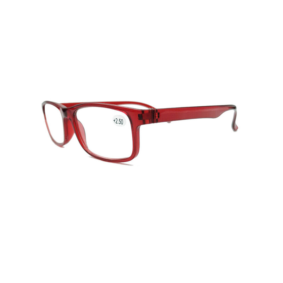 TR90 Women Men Reading Glasses Square Prescription Presbyopia Eyeglasses Unbreakable Reading Eyewear Unisex