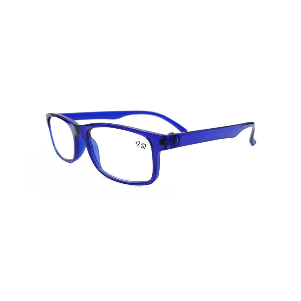 Multicoloured Tr90 Women Men Reading Glasses Square Prescription Presbyopia Eyeglasses Unbreakable Reading Eyewear Unisex