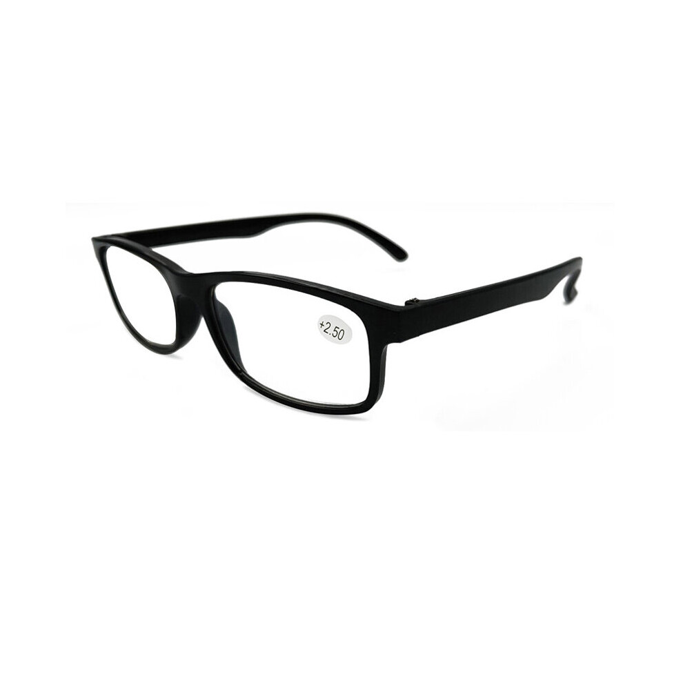TR90 Women Men Reading Glasses Square Prescription Presbyopia Eyeglasses Unbreakable Reading Eyewear Unisex