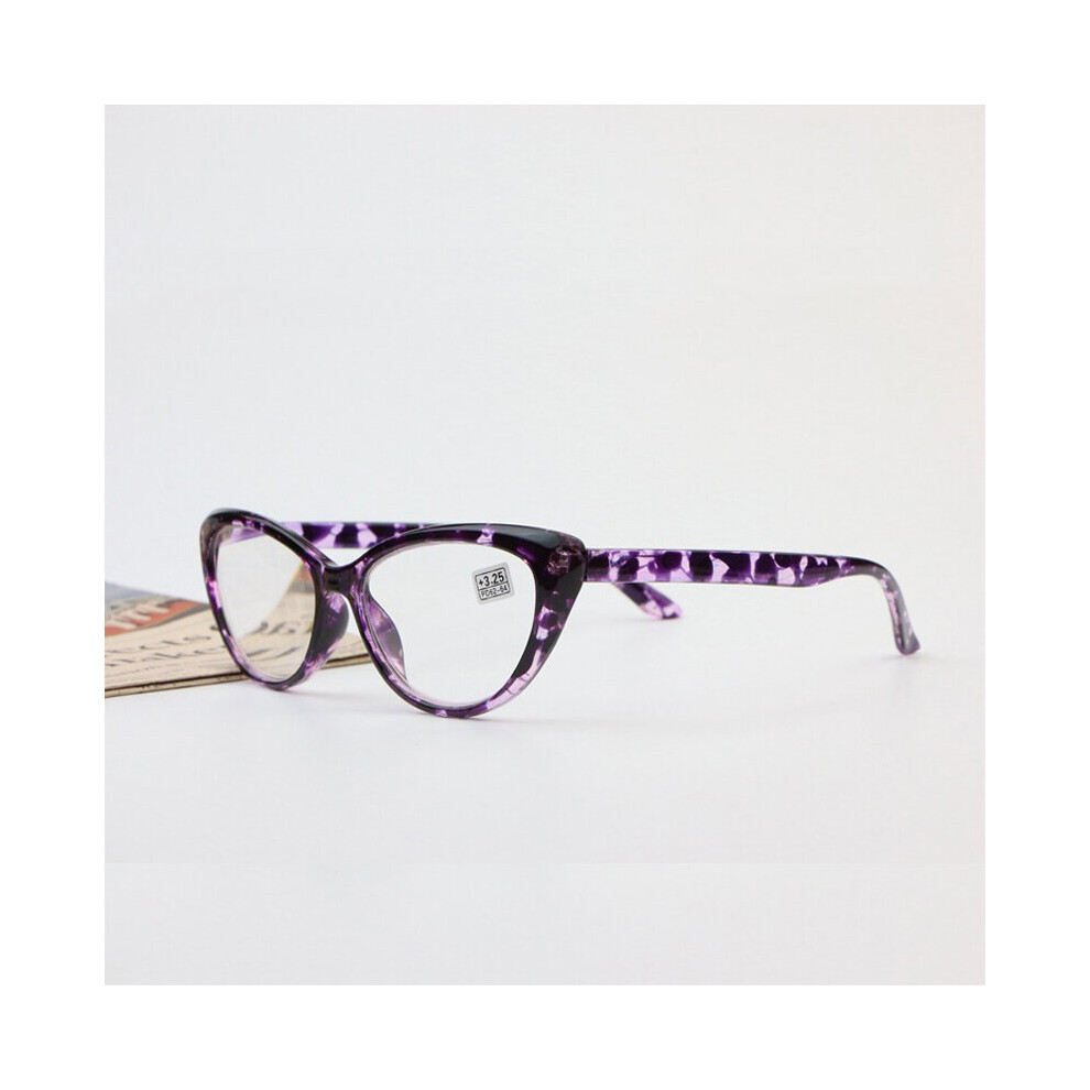 Multicoloured Cat Eye Reading Glasses Women Ultralight Presbyopic Glasses Anti Light Spectacles +0.5 1.0 1.5 1.75 2.0 2.5 3.0 3.5 4.0