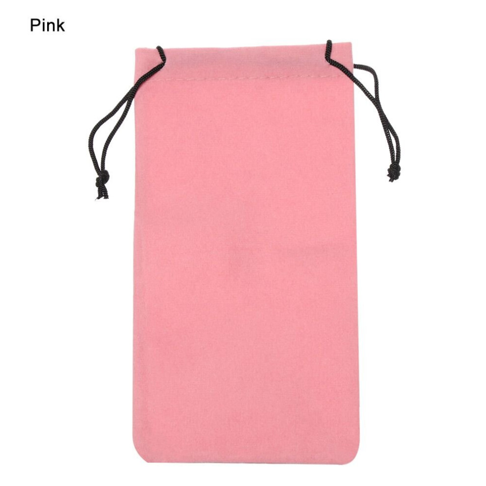 1PC Sunglasses Bags Solid Drawstring Pouch Bags Eyewear Accessories Soft Eyeglasses Bag