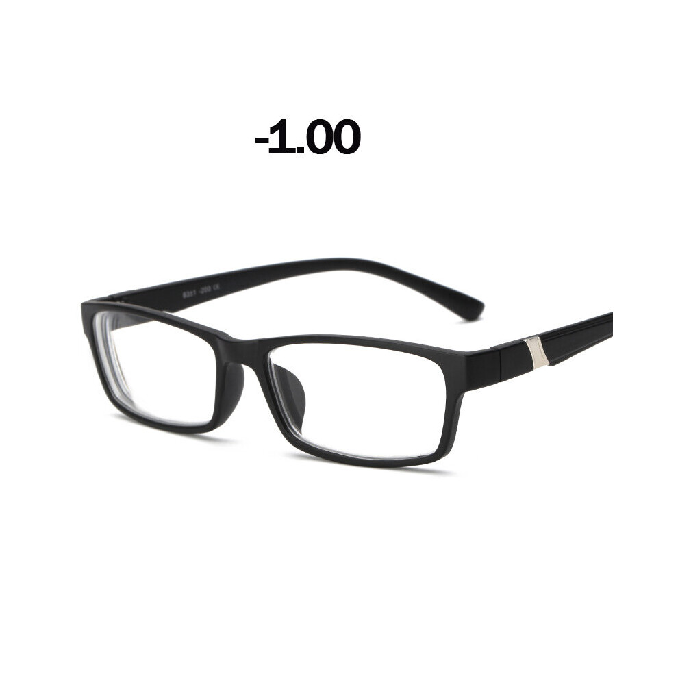 Finished Myopia Glasses For Men and Women Myopic Spectacles PC Lens Near Short Sight Eyewear Diopter -1.0 To -2.5 -4.5