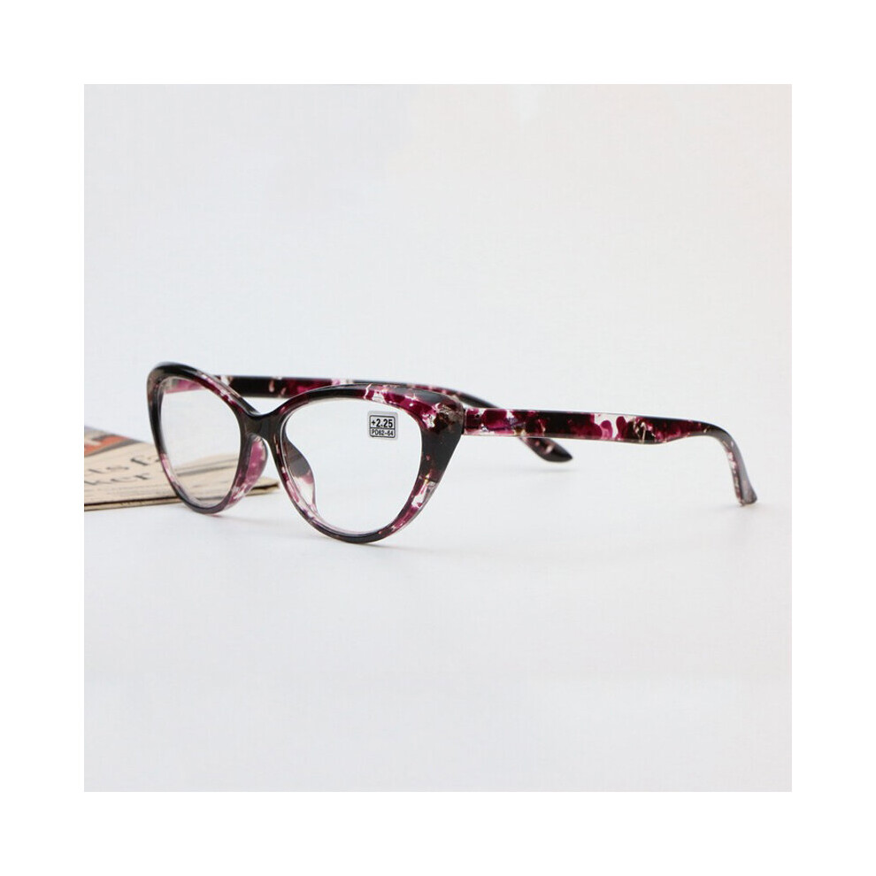 Multicoloured Cat Eye Reading Glasses Women Ultralight Presbyopic Glasses Anti Light Spectacles +0.5 1.0 1.5 1.75 2.0 2.5 3.0 3.5 4.0