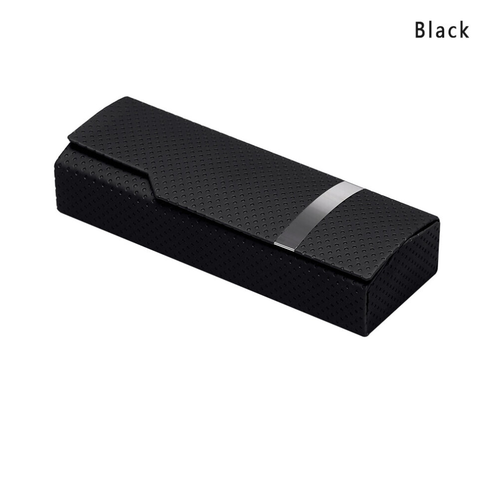 Spectacle Case Portable Wood Grain Sunglass Box For Glasses For Women Hard Square Fold Box Men