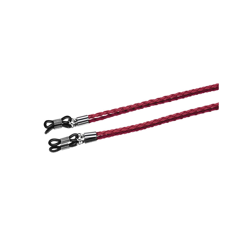 Colorful Leather Glasses Neck Strap String Rope Band Leather Eyeglass Cord Adjustable End Glasses Holder Eyewear Accessories