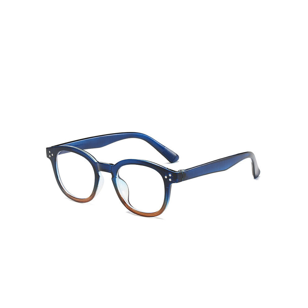 Vintage Computer Glasses big Frame Women Men Anti Light Round Eyewear Blocking Glasses Optical Spectacle Eyeglass