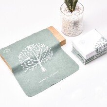 1Pcs Green/White Tree Glasses Cloth For Glasses Camera Computer Lens Wipes Glasses Cleaner 145*170mm Microfiber Cleaning Cloth