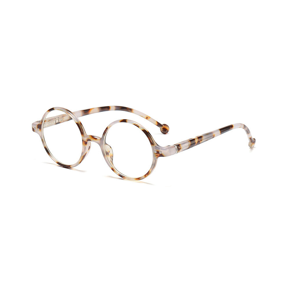 Multicoloured Small Round Reading Glasses Retro Light Blocking Computer Presbyopic Eyewear Women Men Hyperopia Diopter +1.5 2.0