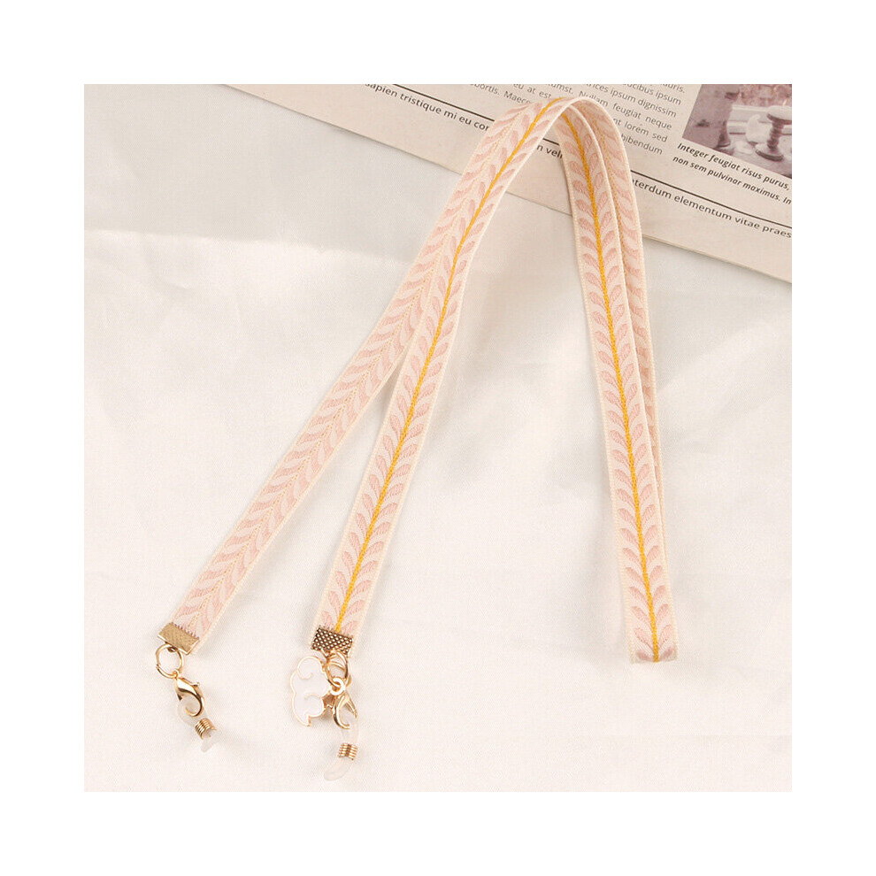 Boho Fabric Mask Chain For Women Vintage Ethnic Sunglass Lanyard Holder Glasses Strap Neck Cord Hang On Neck Eyewear Accessories