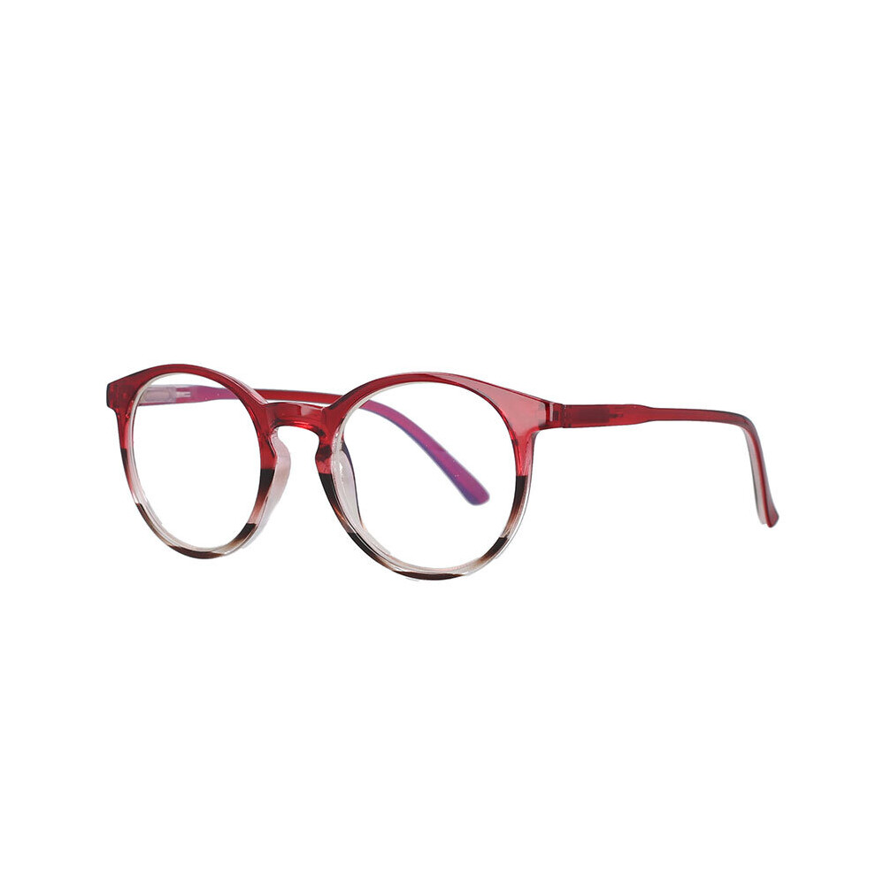 53043 Anti Light Glasses Frames Round Cat Eye Women Tr90 Computer Eyeglasses