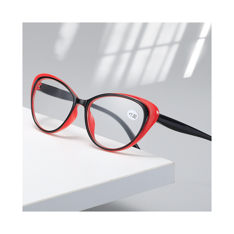 Glasses Flexible Presbyopic Eye Glasses With Case Resin Clear Lens Frameless Glass Frame reading glasses women