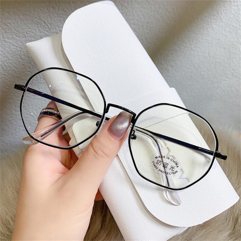 Anti Light Glasses Women Plain Optical Lenses Frame Eyeglasses Accessories Computer Glasses