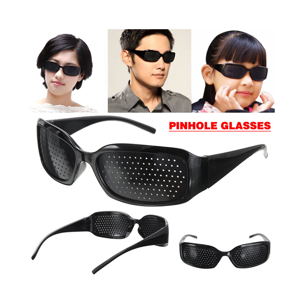 Multicoloured Eyesight Improve Vision Care Correction Exercise Eyewear Pinhole Glasses Anti-Fatigue Eye Protection Restore Vision Glasses