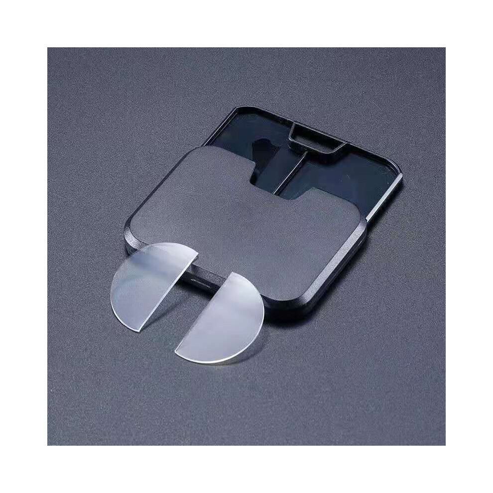 2pcs Liquid Silicone Bifocal Reading Lens Stick-on Presbyopic Lenses Magnification Reusable Bifocal Lenses1.0 1.5 2.0 2.5 3.0