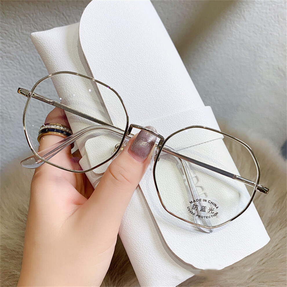Anti Light Glasses Women Plain Optical Lenses Frame Eyeglasses Accessories Computer Glasses