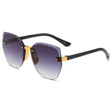Rimless Kids Sunglasses Boys Grils Lovely Heart Baby Sun Glasses Children Outdoor Goggles Shades Colorful Mirror Uv400
