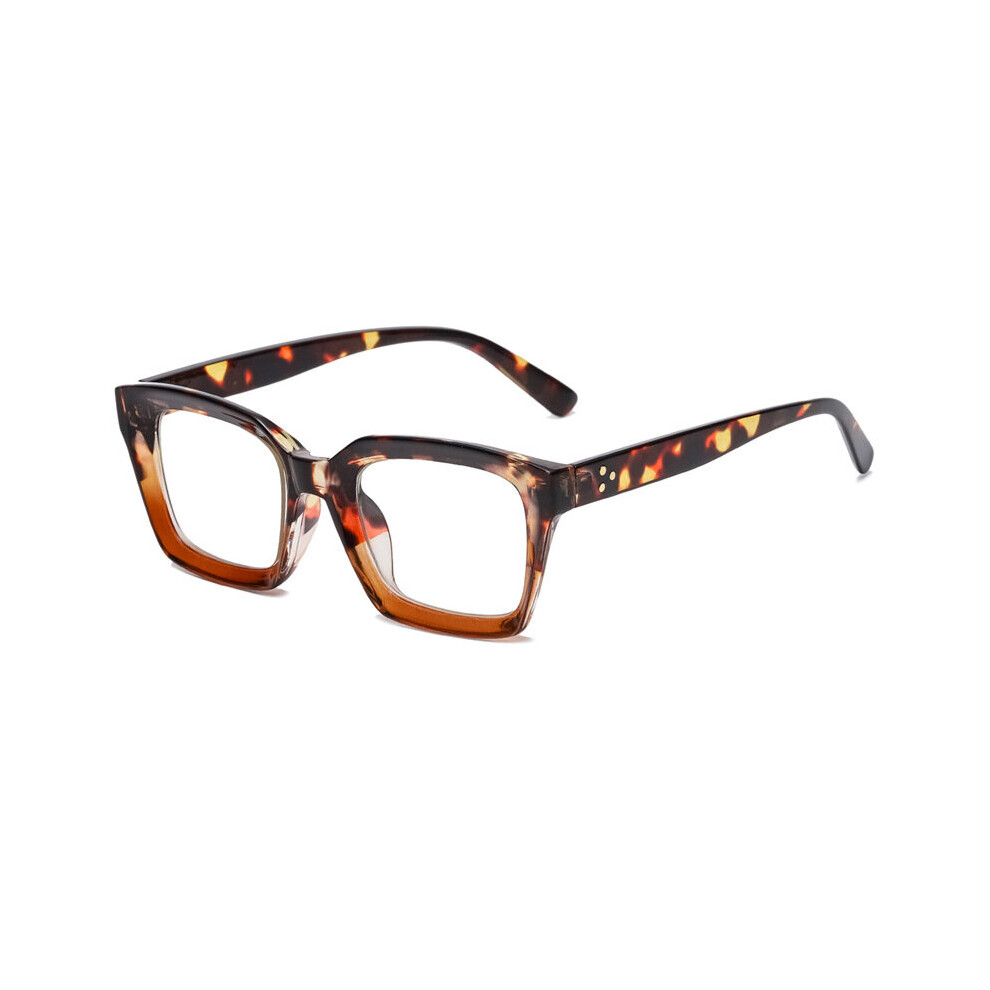 Reading Glasses Women Prescription Oversized Square Large Optical Lens Female Eyeglasses Eyewear Lady 0 to + 6.0