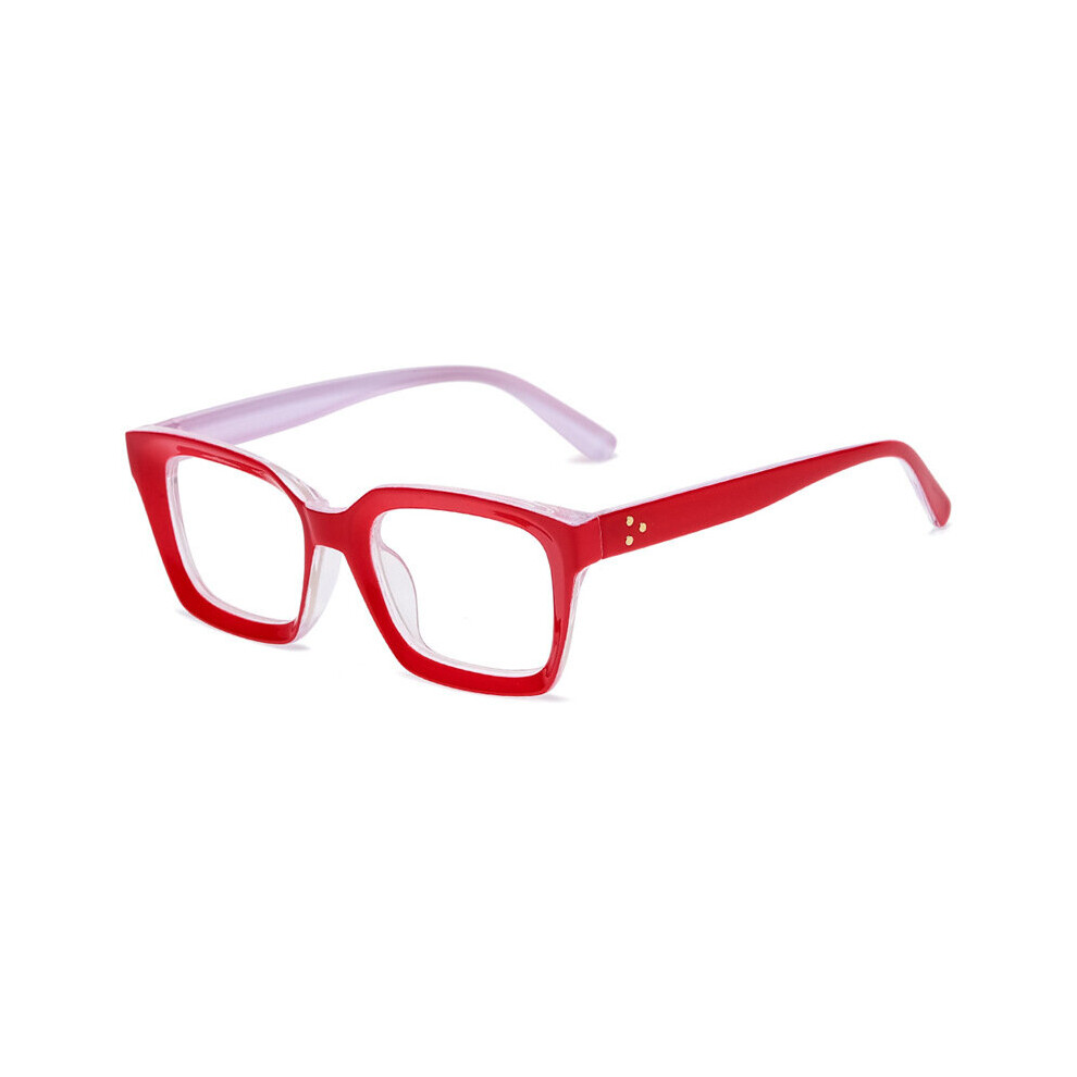 Reading Glasses Women Prescription Oversized Square Large Optical Lens Female Eyeglasses Eyewear Lady 0 to + 6.0