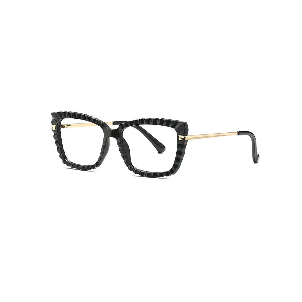 Multicoloured Optical Square Reading Glasses Women Green Prescription Eyeglasses Frames Blocking Computer Glasses