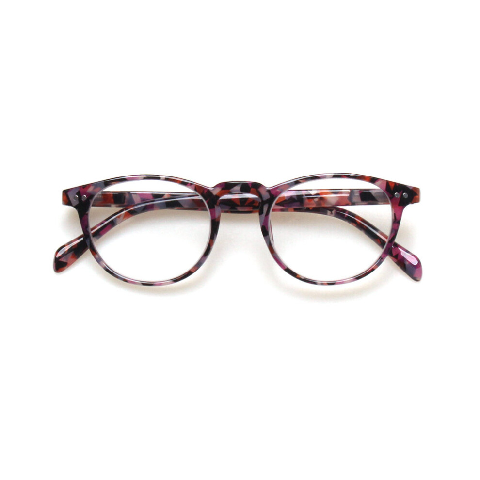 Reading Glasses Spring Hinge Printing Mirror Frame Men and Women HD Reader 0.5 1.75 2.0 3.0 4.0