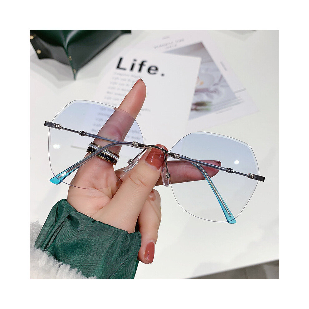 Multicoloured -1.0 1.5 2.0 To 4.0 Rimless Finished Myopia Glasses Women Shortsighted Eyeglasses Prescription Eyewear