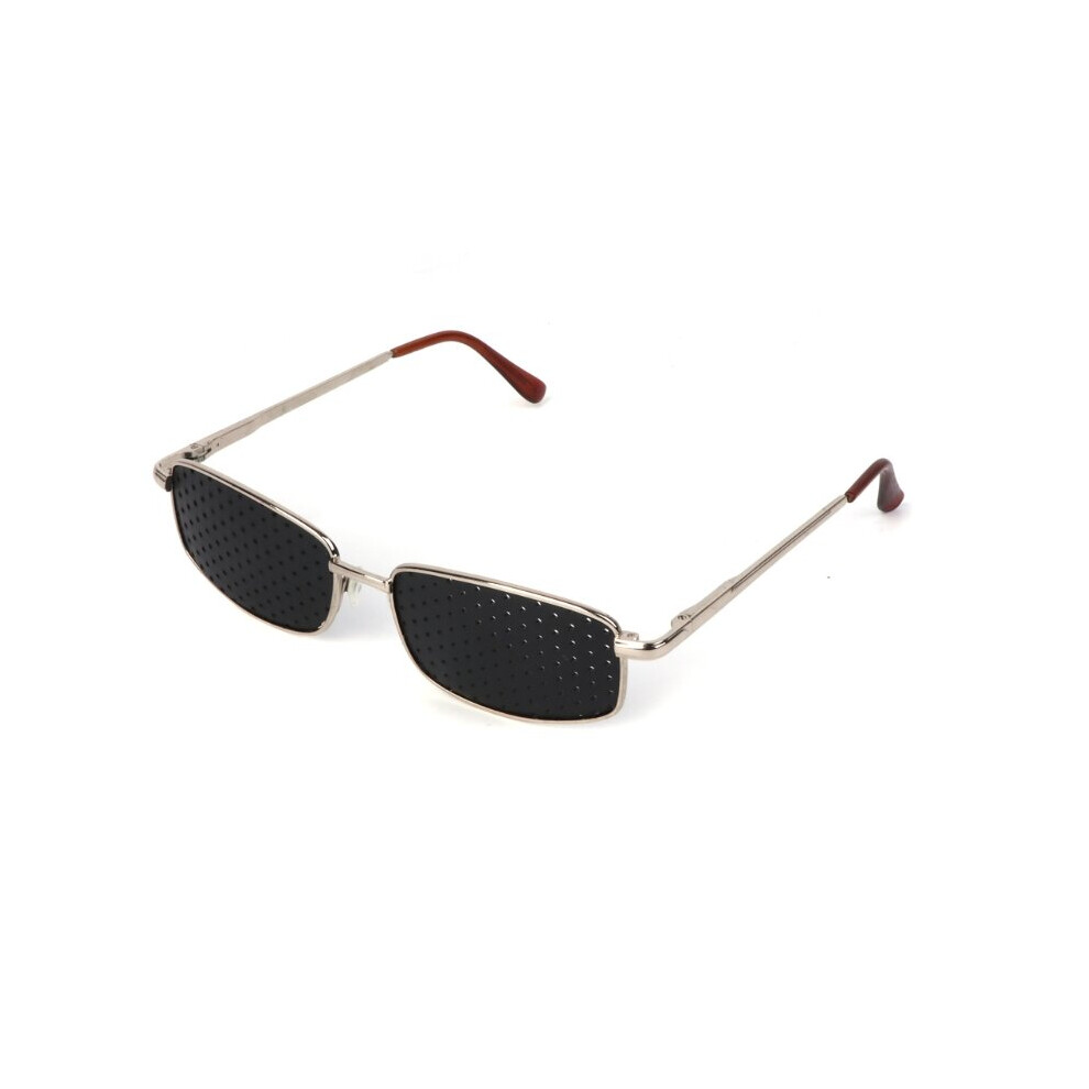 Multicoloured Metal Pinhole Glasses Exercise Eyewear Eyesight Improvement Vision Training