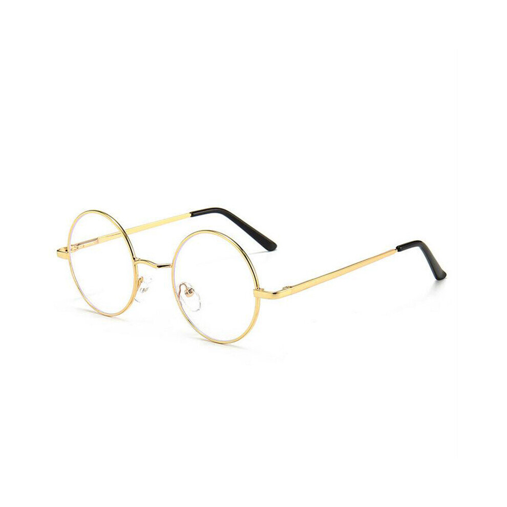 Anti-Blue Light Glasses Frame Female Round Retro Art Men Flat Mirror Equipped with Myopia Glasses Frames A801-image-OPC-PBR9DFG-NEW