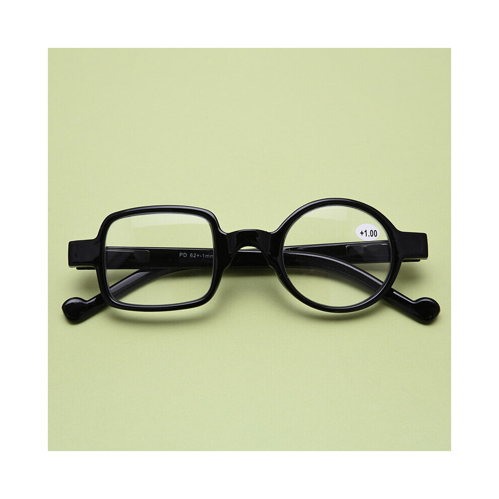 Multicoloured Square Round Reading Glasses Women Leopard Magnifier Unisex Presbyopic Spectacles +1.0 +1.5 +2.0 +2.5 +3.0 +3.5