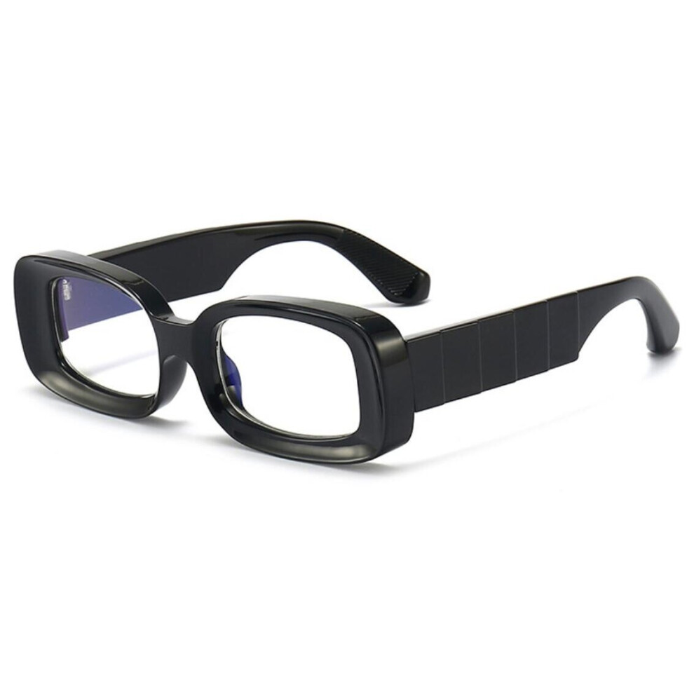 Candy Colors Square Reading Glasses Women Retro Rectangle Big Glasses Clear Lens Ray Blocking Eyeglasses