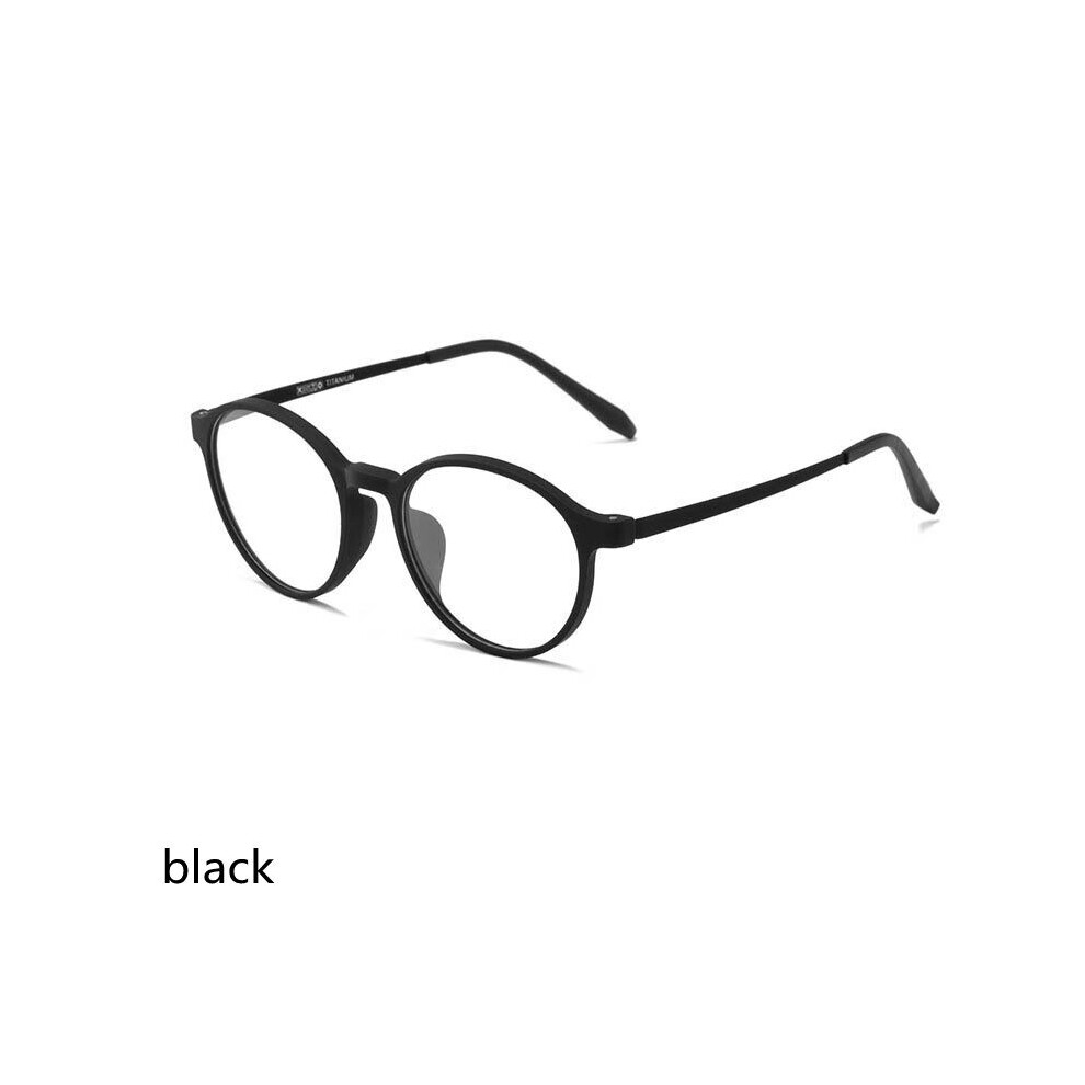 Ultralight Rubber Titanium Round Frame Light Blocking Reading Glasses Men Computer Presbyopic Eyeglasses Magnifying Eyewear