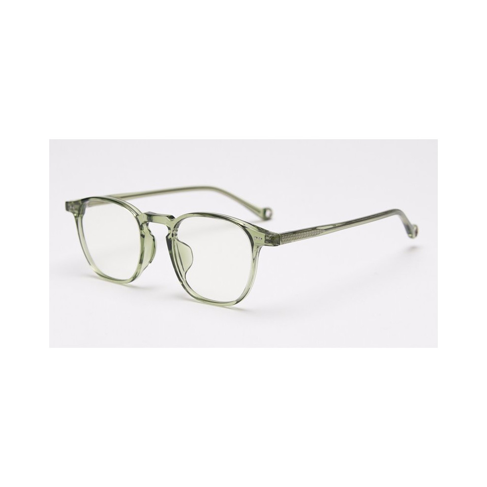 Peekaboo acetate glasses female TR90 optical glasses frame for men square women clear lens items yellow grey