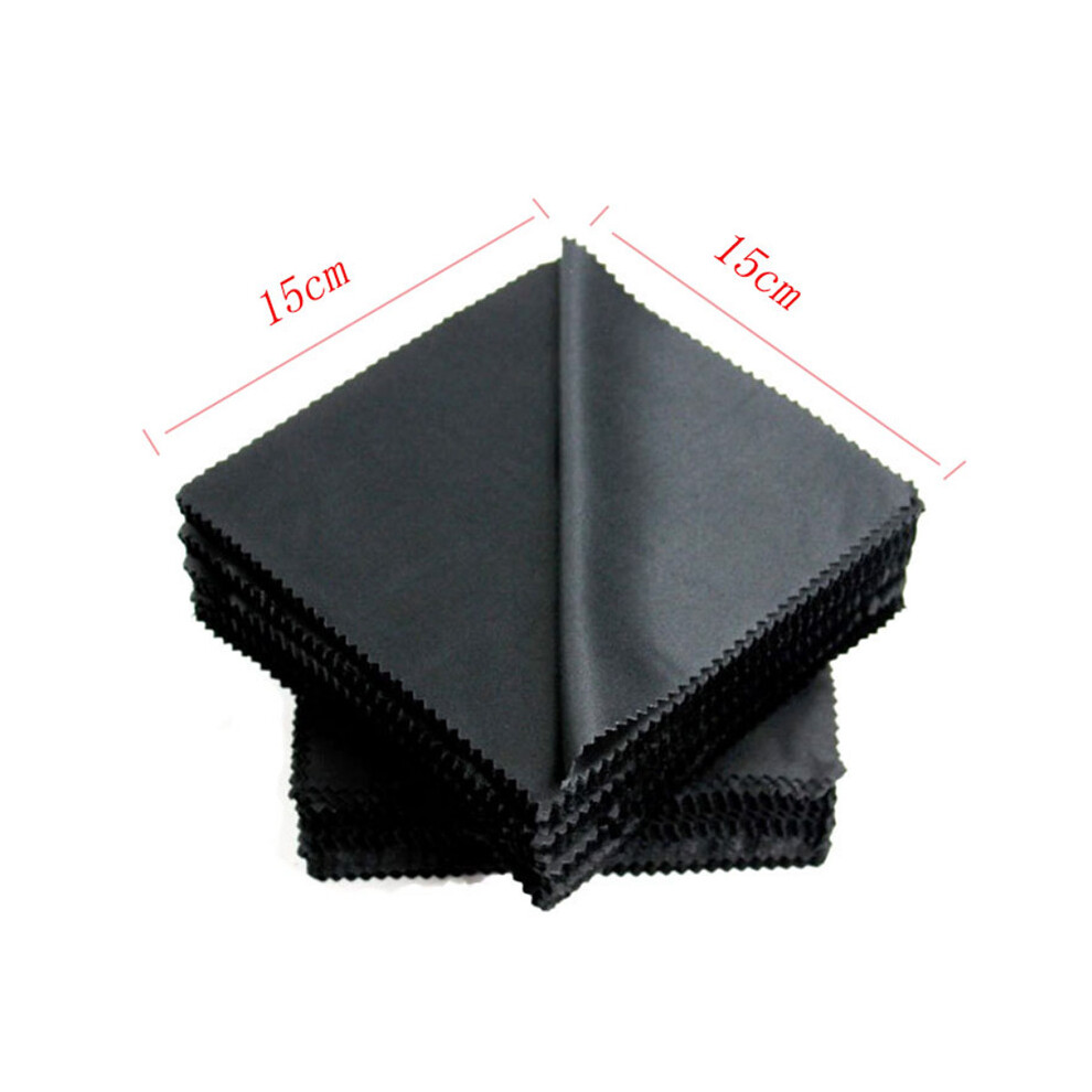 50pcs/Lot Gray Glasses Cloth Microfiber Cleaner Cloths Cleaning Glasses Lens Eyeglasses Cloth Eyewear Accessories