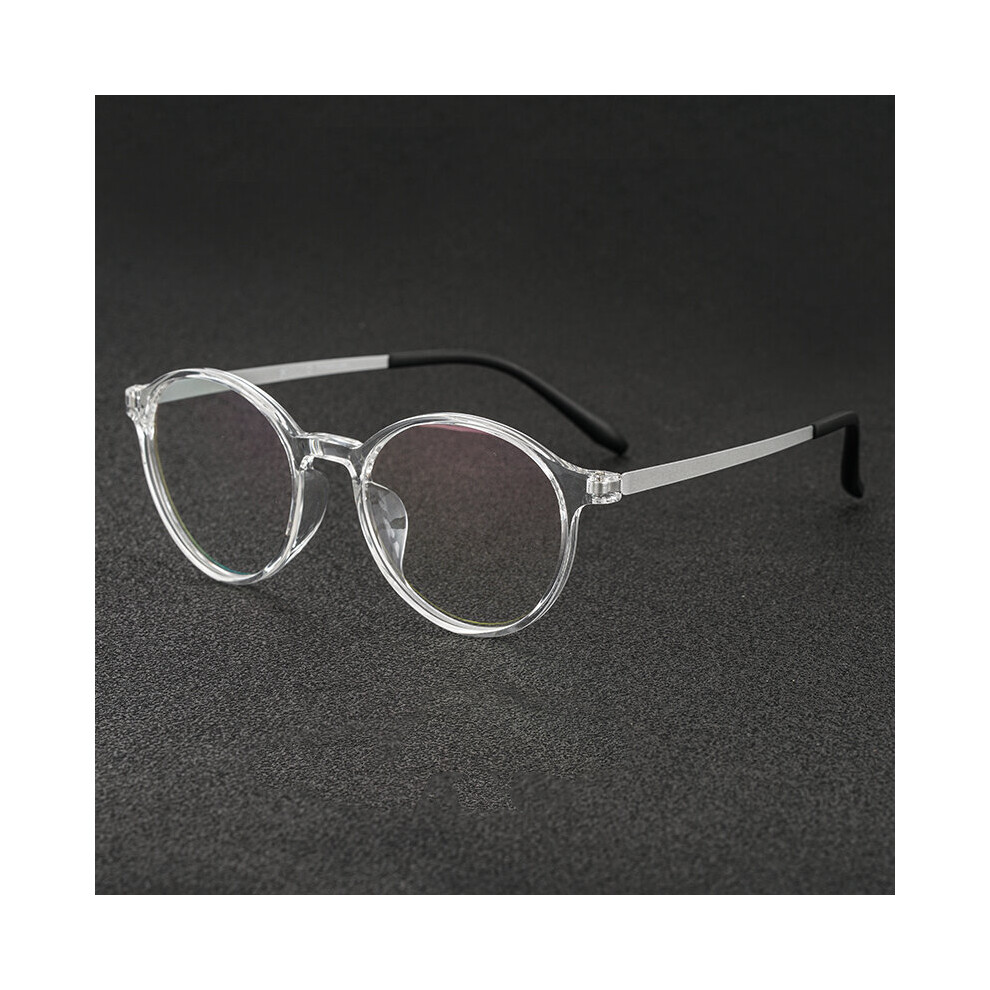 YIMRYUILI Ultralight Rubber Titanium Round Frame Anti-Blue Light Reading Glasses Men's Computer Magnifying Reading Glasses Y305-image-OPC-PBR9GFS-NEW